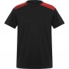 Camiseta de manga corta en colores combinados.