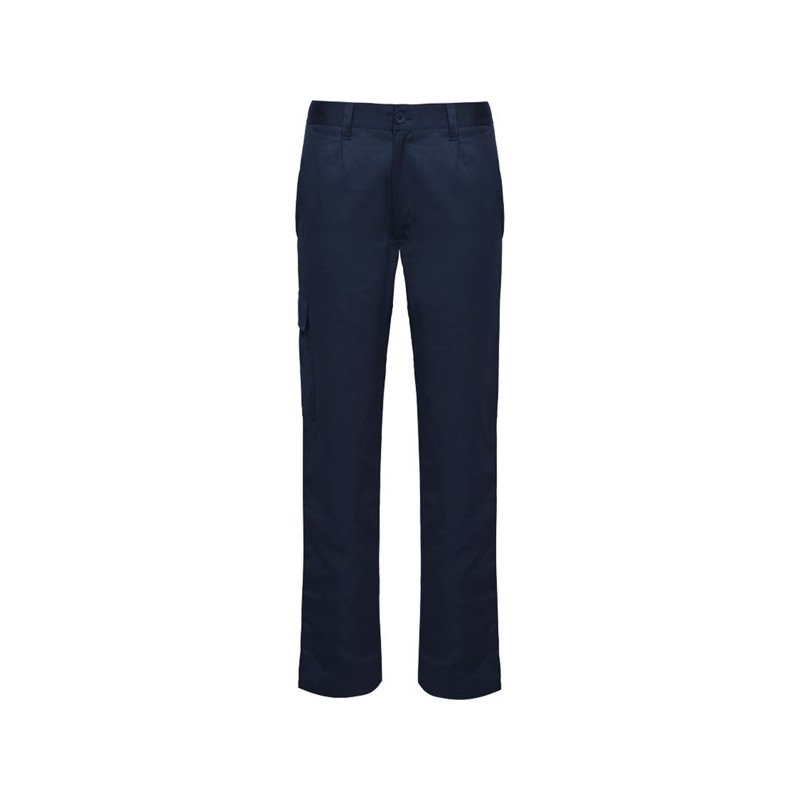 Pantalón largo laboral corte recto y tejido resistente.
