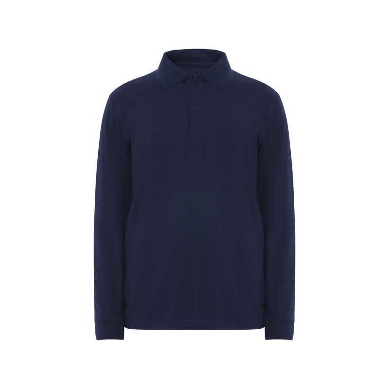 Polo de manga larga en tejido ignífugo.