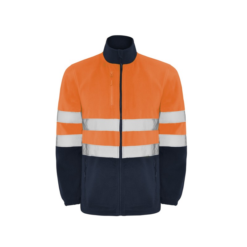 Chaqueta polar de alta visibilidad.